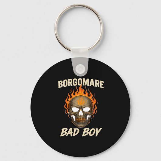 Bgm Bad - スケルトンハーツ キーホルダー (正面)