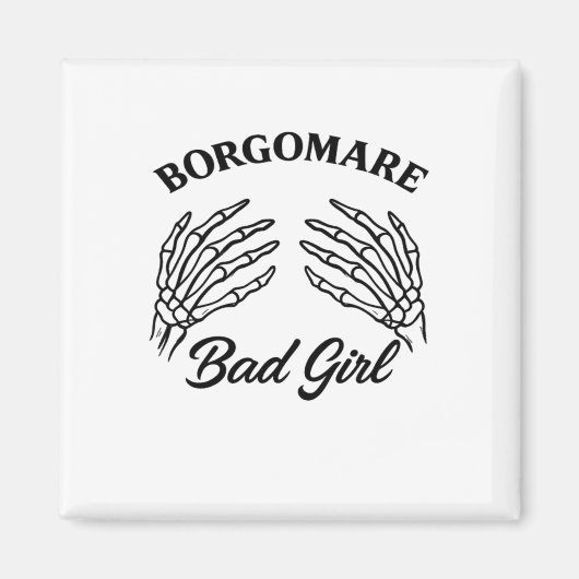 Bgm Bad Girl – スケルトンハートハンド マグネット (正面)