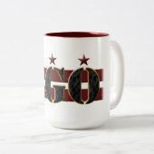 BGO 2トーンコーヒーマグ(15オンス) ツートーンマグカップ (正面右)