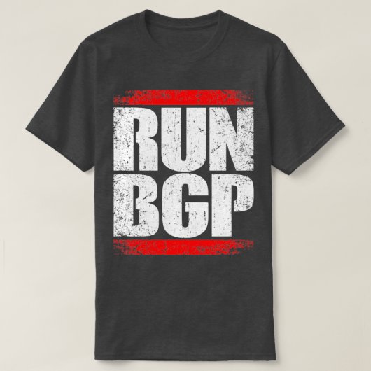 BGPプ走ログラマー Tシャツ (デザイン正面)