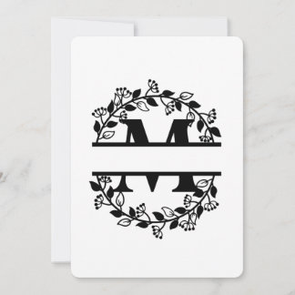 BGSM BRAND NEW PERSONALISED M LETTER 招待状