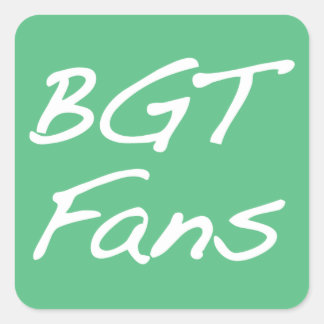 BGTFansステッカー スクエアシール