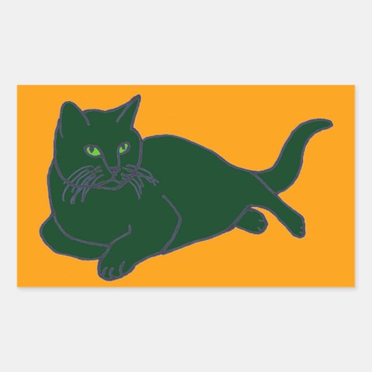 BH子猫シール 長方形シール (正面)