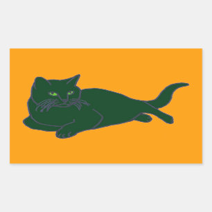 BH子猫シール 長方形シール