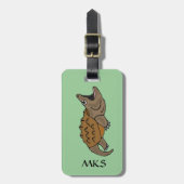 BH-スッポンの荷物のラベル ラゲッジタグ (正面縦)