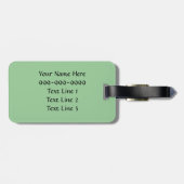 BH-スッポンの荷物のラベル ラゲッジタグ (裏面横)