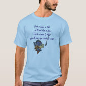 BH – 男与えが魚のシャツ Tシャツ (正面)