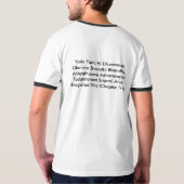 Bhagavad Gita -詩Yada Yada Tシャツ (裏面)
