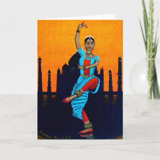 "Bharatanatyam " カード