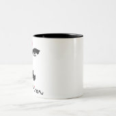 Bharathaiyar Accham Illaiのタミル人の詩人 ツートーンマグカップ (中央)