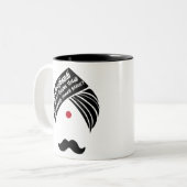 Bharathiyarはendruのninaithayoのタミル人の引用文をveezhven ツートーンマグカップ (正面左)