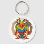 bherunda bird キーホルダー (正面)