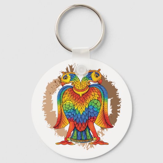 bherunda bird キーホルダー (正面)