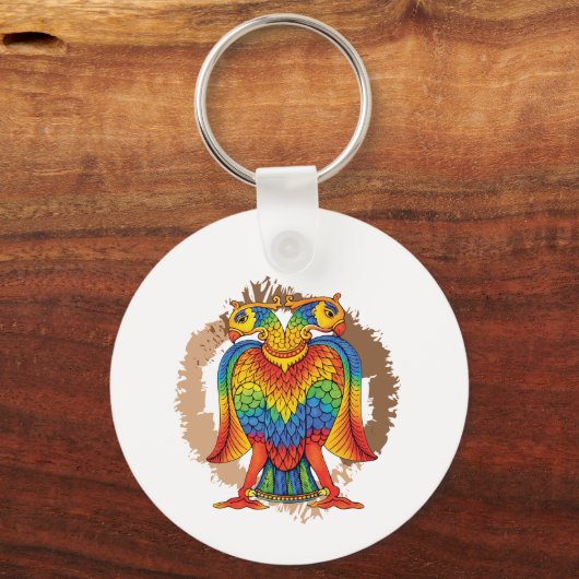 bherunda bird キーホルダー (裏面)