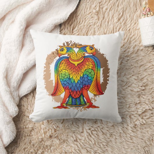 bherunda bird クッション (ブランケット)