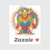 bherunda bird シール (シート)