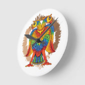 bherunda bird ラウンド壁時計 (傾斜)