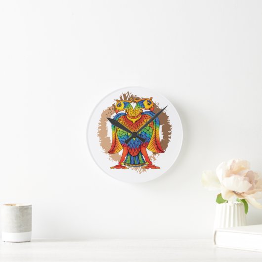 bherunda bird ラウンド壁時計 (ホーム)