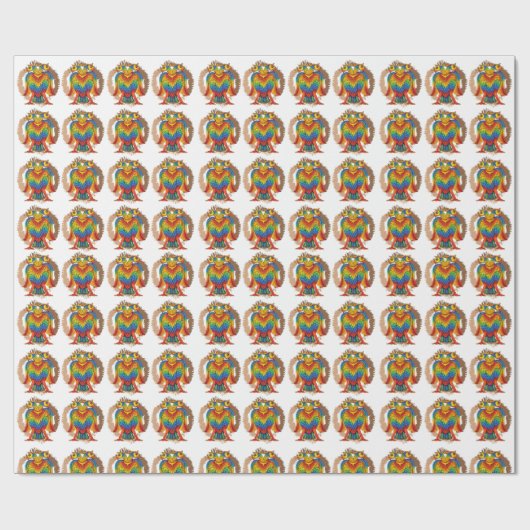 bherunda bird ラッピングペーパー (フラット)