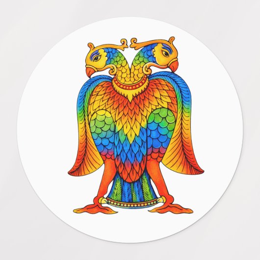 bherunda bird ラベル (デザイン2)