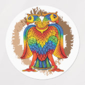 bherunda bird ラベル (デザイン1)