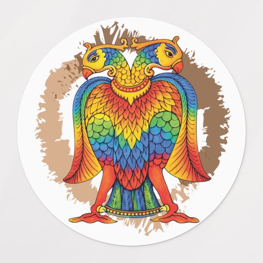 bherunda bird ラベル (デザイン1)