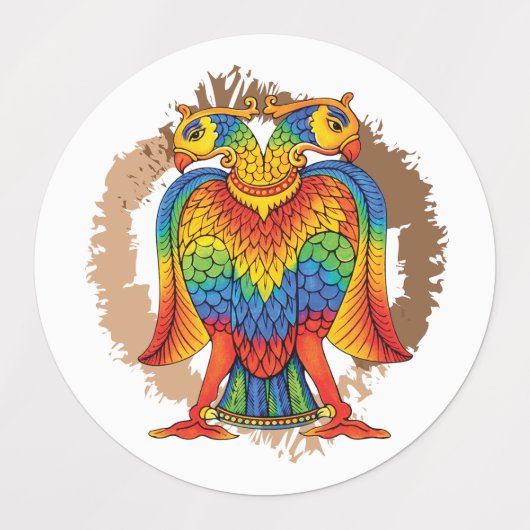 bherunda bird ラベル (デザイン3)