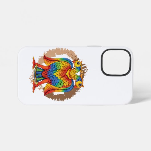 bherunda bird iPhoneケース (裏面横)