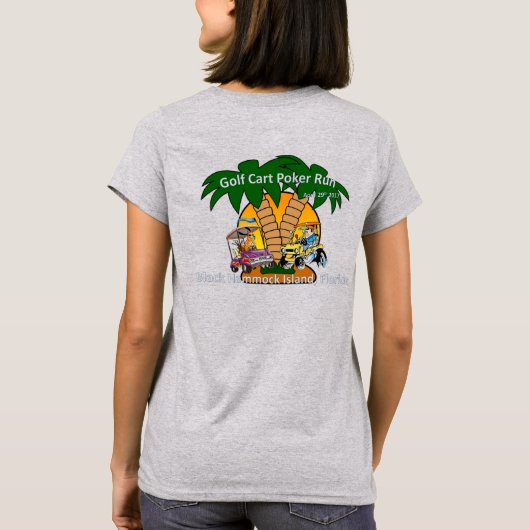 BHI Poker Run tee Tシャツ (裏面)