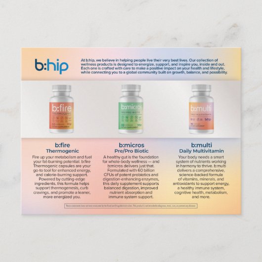 bhip ご招待はがき インビテーションポストカード (正面)