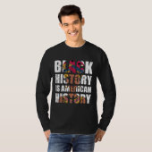 BHMブラックの歴史はアメリカ史メラニンBlac Tシャツ (正面フル)