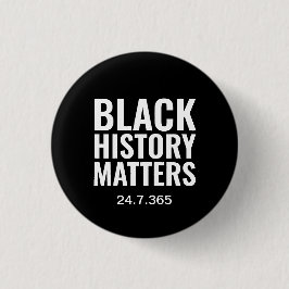 BHM|黒の履歴に関する事項24.7.365|黒 缶バッジ