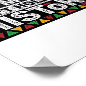 Bhm Black History Is American Poster ポスター (角)
