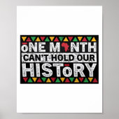 Bhm Black History Is American Poster ポスター (正面)