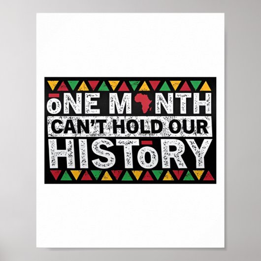 Bhm Black History Is American Poster ポスター (正面)
