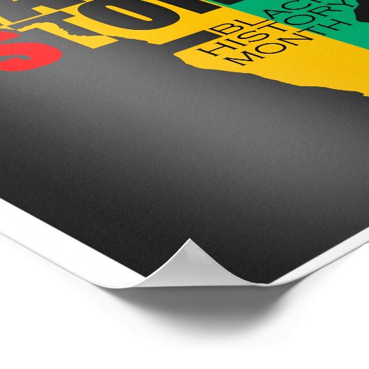 Bhm black history Poster ポスター (角)