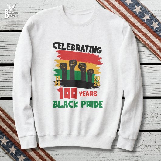 BHM Centenary Souvenir Black History Month  スウェットシャツ