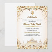 Bhog of Sehaj Path Invitation Card, Path Bhog Card 招待状 (正面/裏面)