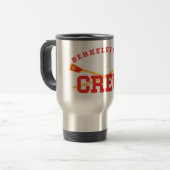 BHSクルー – サーマルマグカップ、レトロロゴ トラベルマグ (正面左)