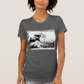 BHS Crew - Wave Women's Slim Fit Tシャツ (正面)