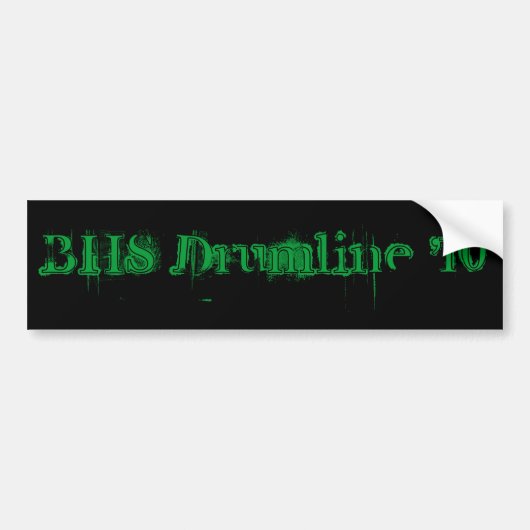 BHS Drumline 「10 バンパーステッカー (正面)