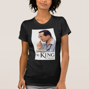 Bhumibol Adulyadej - ภูมิพลอดุลยเดชタイ王 Tシャツ