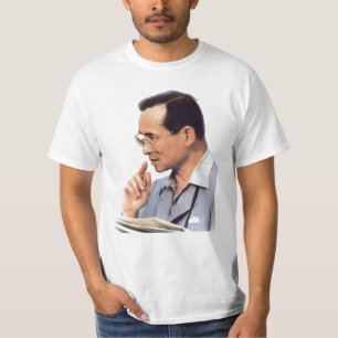 Bhumibol Adulyadej - ภูมิพลอดุลยเดชタイ王 Tシャツ