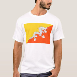 Bhutan Flag T-Shirt, Patriotic T-Shirts, Tシャツ