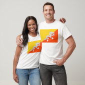 Bhutan Flag T-Shirt, Patriotic T-Shirts, Tシャツ (ユニセックス)