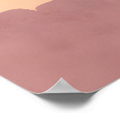 Bhutan Minimal Travel Poster ポスター (角)