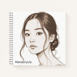 BIỂN ĐÊM- MemoryUs Journal ノートブック