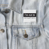 Biのガールフレンドの正方形 缶バッジ (インサイチュ)