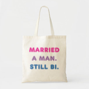 Biのプライド -- 結婚した人。 まだBi トートバッグ