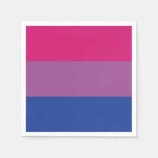 Biフラグ スタンダードカクテルナプキン (正面)